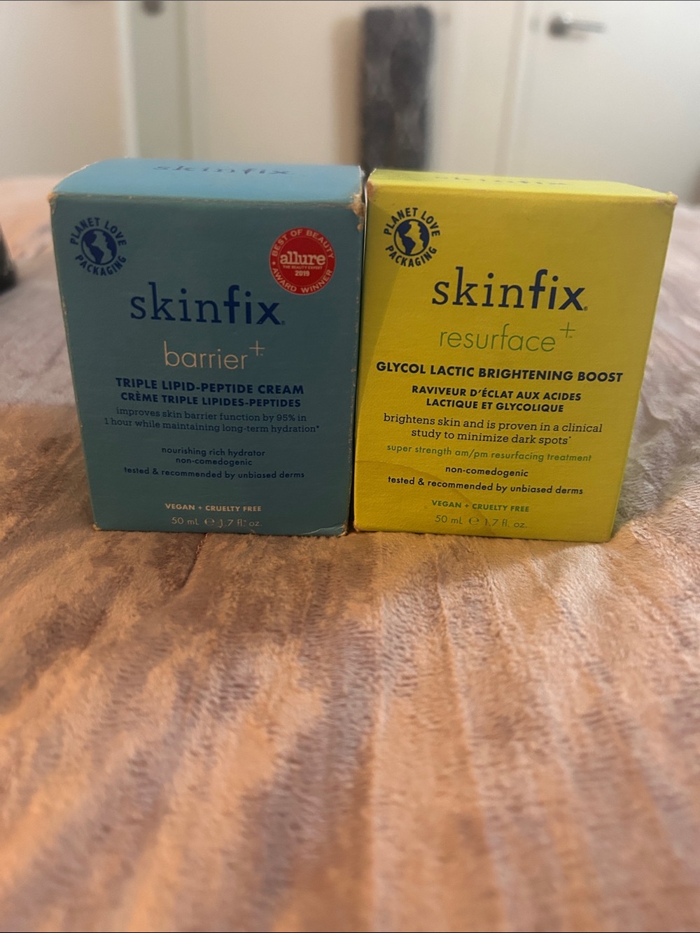 Skinfix Barrier+ (Blue) & Resurface+ (Yellow) Skincare Duo